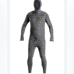 air blaster men’s large classic ninja suit base layer camping outdoor camp print